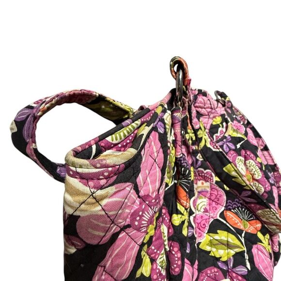 Vera Bradley retired pattern Purple Punch Shoulder Bucket bag. - Picture 7 of 8